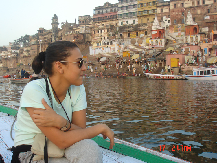 morning boat ride Ganges River