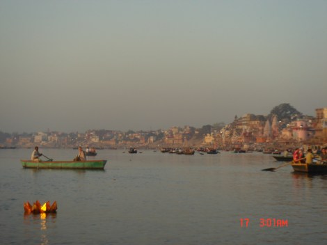 Tourists River Ganges