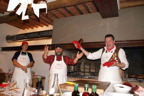 Dario presenting the staff