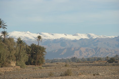 Atlas mountains - snowy peaks