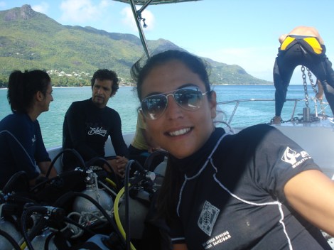 happy to dive with blue sea divers